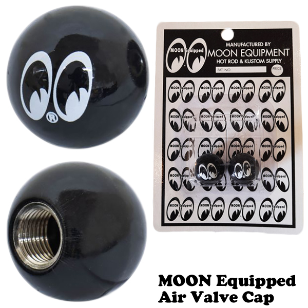 MOON Equipped エアバルブキャップ（ブラック）